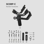 FeiyuTech Feiyu SCORP-C 2.5kg Payload 3 Axis Handheld DSLR Camera Gimbal Stabilizer for Mirrorless Cameras